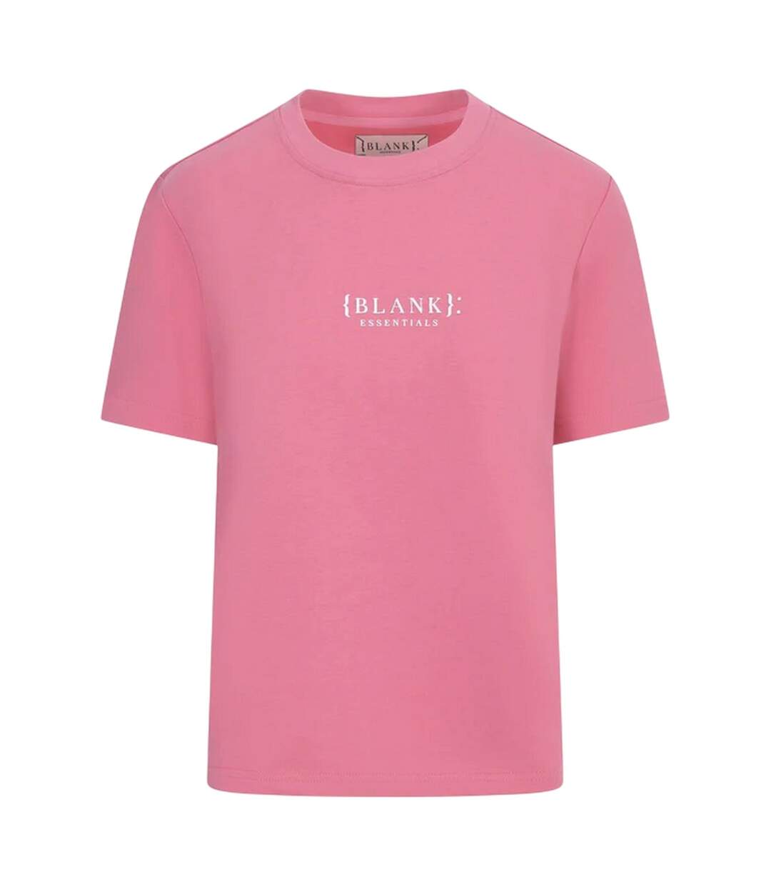Womens/ladies Essentials Logo Boyfriend T-shirt Pop Pink Blank Essentials-2