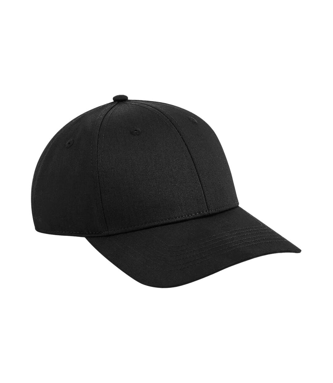 Unisex adult urbanwear 6 panel snapback cap black Beechfield-1