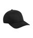 Beechfield Unisex Adult Urbanwear 6 Panel Snapback Cap (Black)