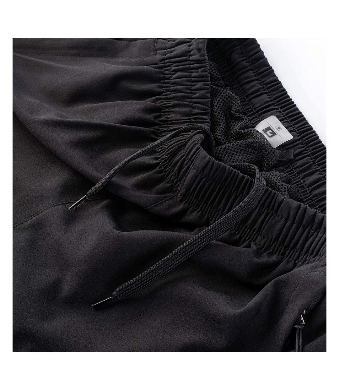 Short Porio Homme Noir Rouge Vif IQ-4