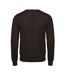 Mens Plain Crew Neck Sweatshirt Mocha Tee Jays-2