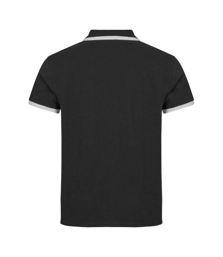 Mens Austin Polo Shirt Black Clique
