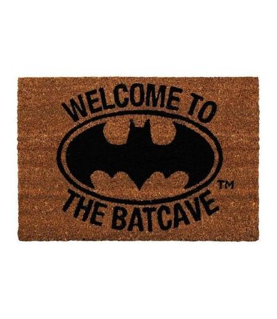 Batman - Paillasson WELCOME TO THE BATCAVE (Marron) (40 cm x 60 cm) - UTBS3162