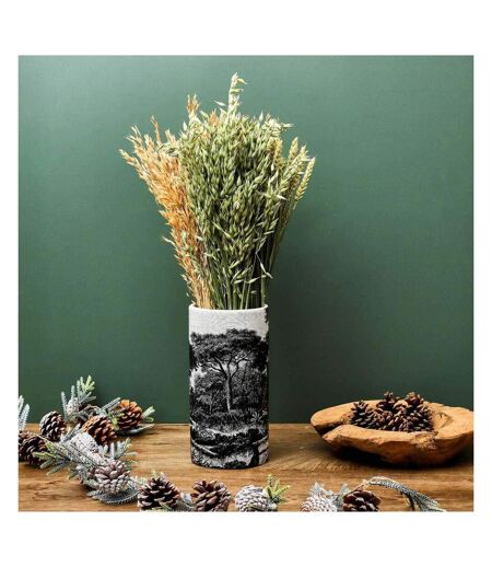 Vase en céramique imprimé 12 x 25 cm Black Forest