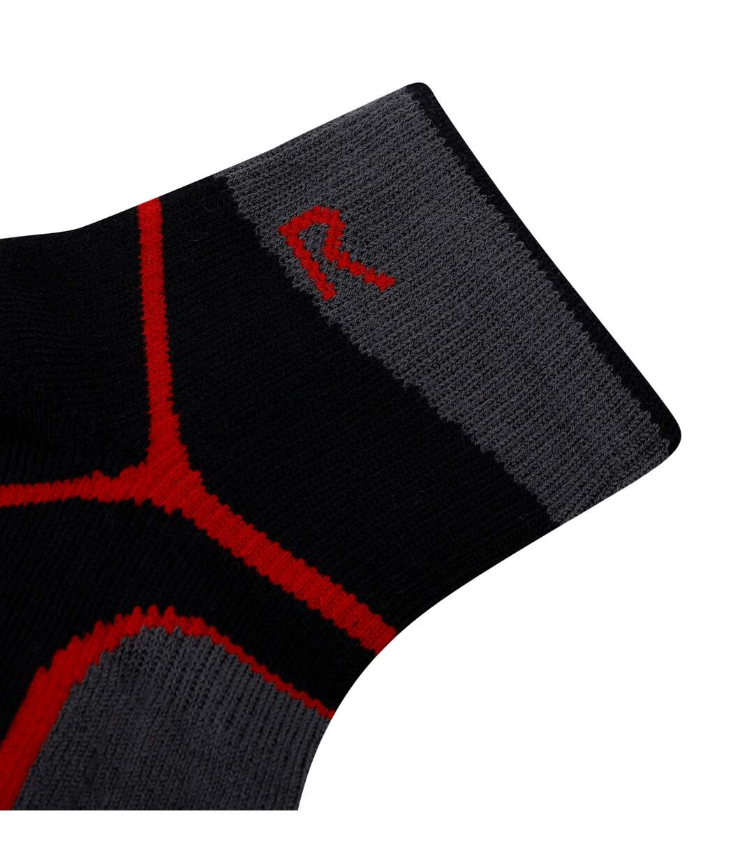 Socquettes Trail Homme Gris Foncé Rouge Regatta-3