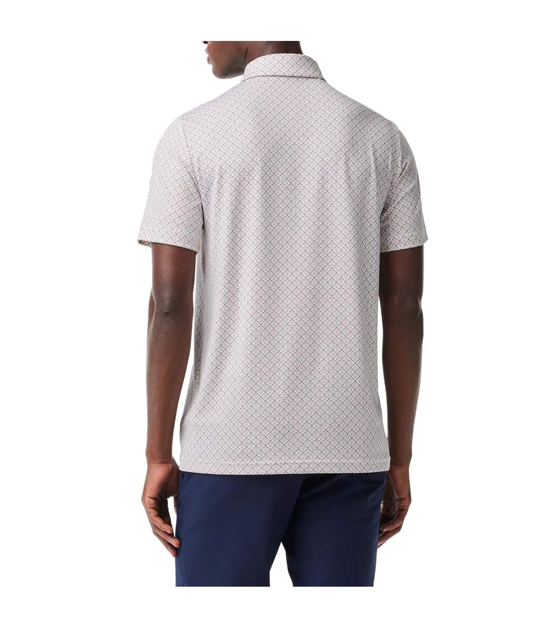 Polo homme crème Lacoste-2