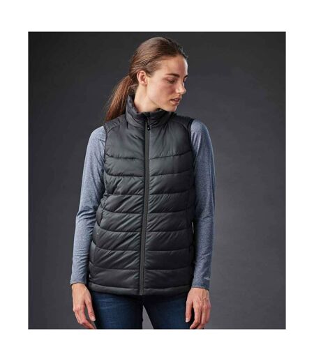 Womens/ladies Stavanger Thermal Body Warmer Black Graphite Grey Stormtech