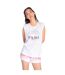 Débardeur Motif/style Imprimé Graphique Femme Blanc Cassé PJ Salvage-4