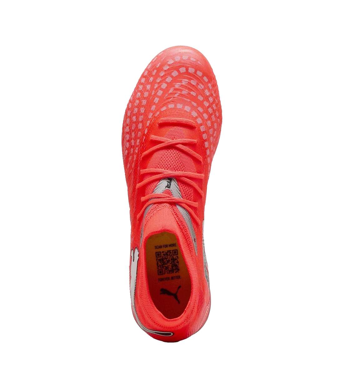 Mens Future 8 Match Firm Ground Football Boots Red Silver Puma-3