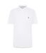 Mens Classic Embroidered Logo Polo Shirt White Jack Wills-2