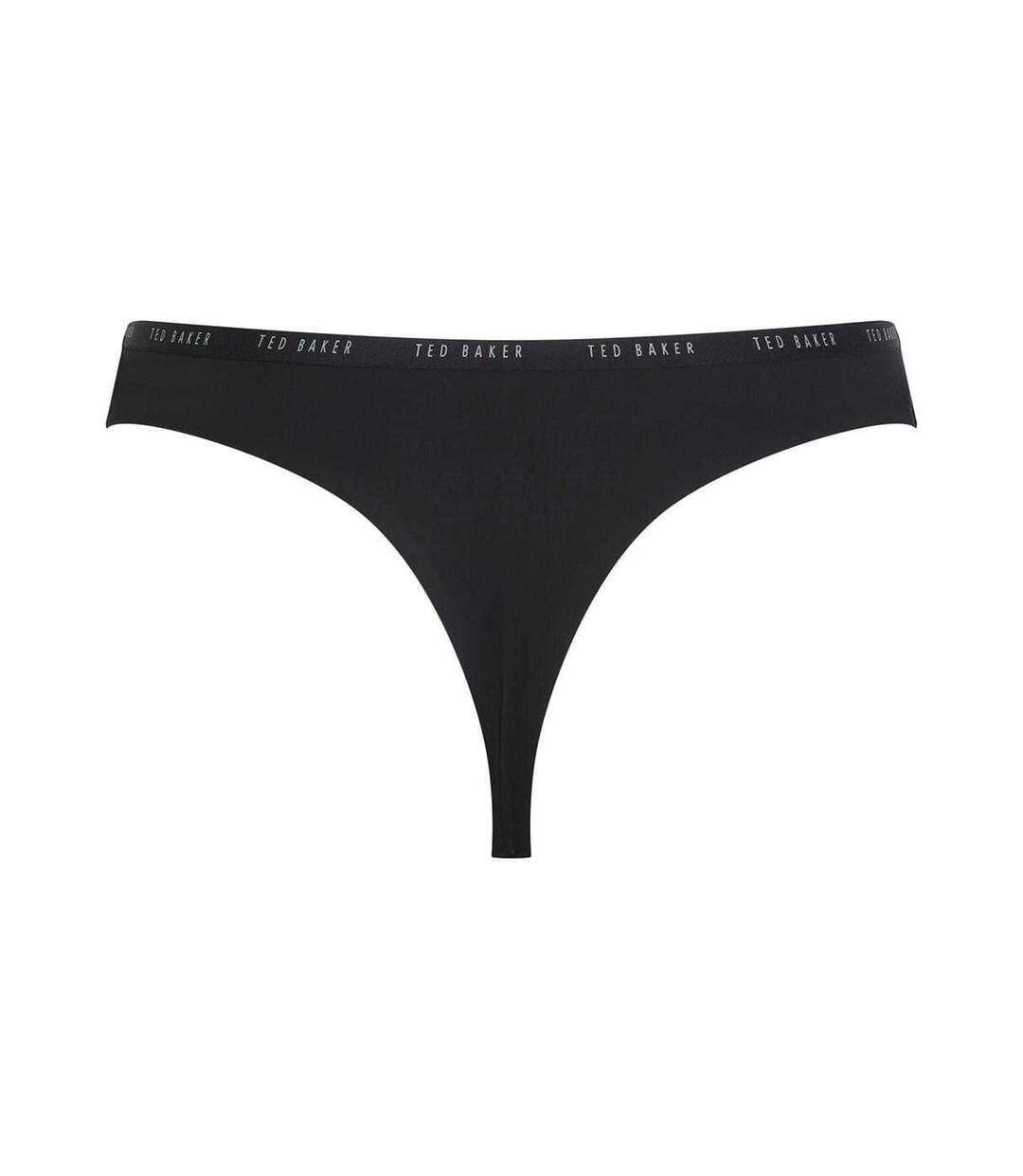 Lot De 3  Strings Motif/style Logo Femme Noir Blanc Ted Baker-2