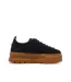 Baskets noire/marron femme puma mayze-2