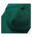 Beechfield Unisex 5 Panel Retro Rapper Cap (Pack of 2) (Bottle Green) - UTRW6724