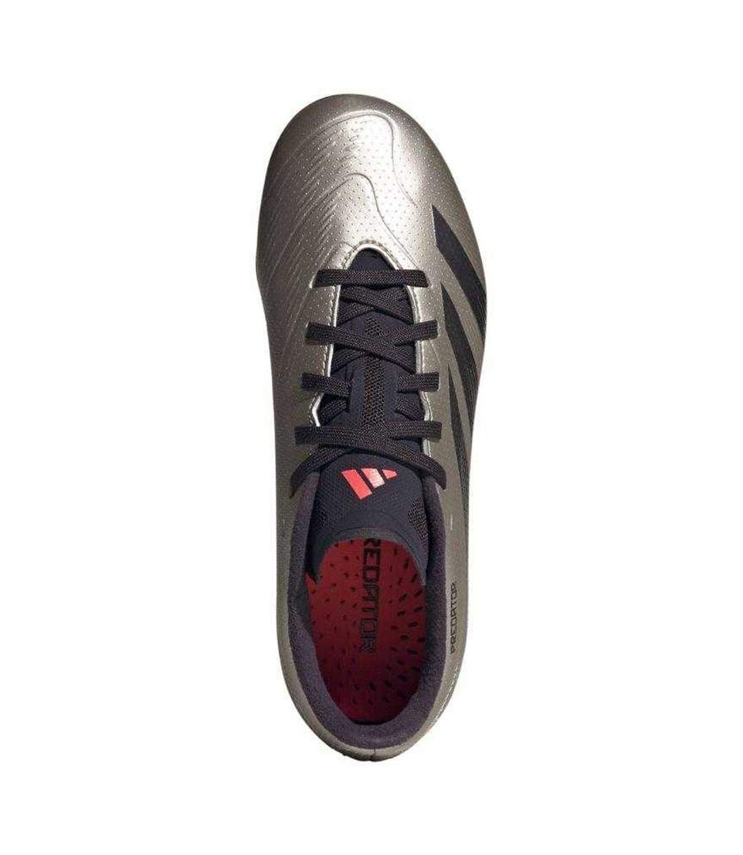 Chaussures De Foot Predator League Enfant Gris Argent Noir Adidas-4