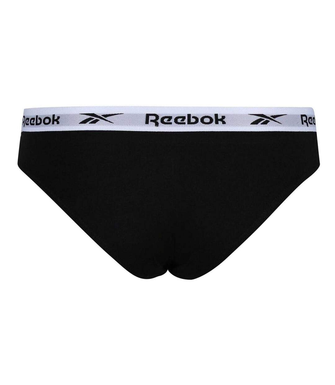Lot De 3  Culottes Motif/style Logo Carina Femme Noir Blanc Gris Reebok-2