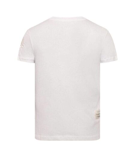 Womens/ladies Label Cotton T-shirt White Replay
