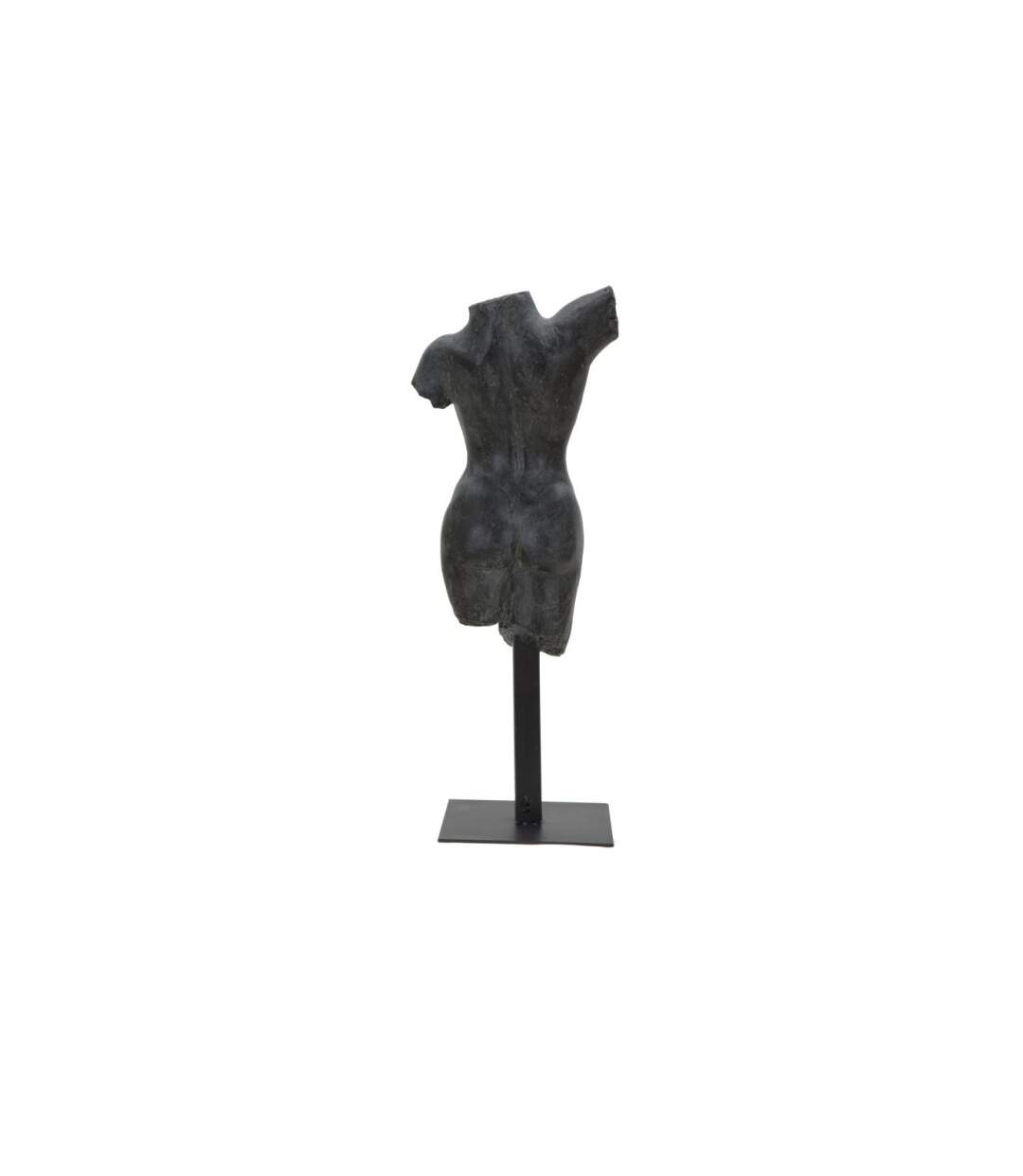 Statue Buste Féminin Musée 50cm Noir-4