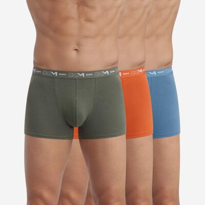 Lot de 3 Boxers Coton Strech