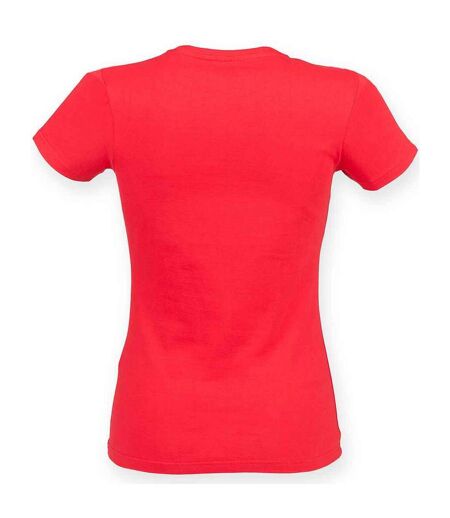 T-shirt feel good femme rouge vif SF SF