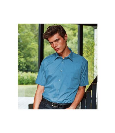 Chemise À Manches Courtes Homme Turquoise Premier