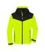 Veste Softshell Homme Jaune Vif Noir James And Nicholson-1