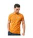 Mens Ss25 Twin Tip Polo Shirt Orange Sky Lambretta-3