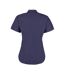 Kustom Kit Ladies Corporate Oxford Short Sleeve Shirt (Midnight Navy) - UTBC621