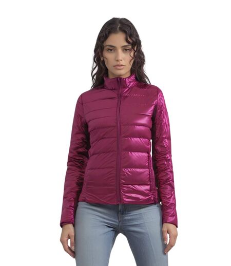 Doudoune femme légère couleur fushia - Manches longues