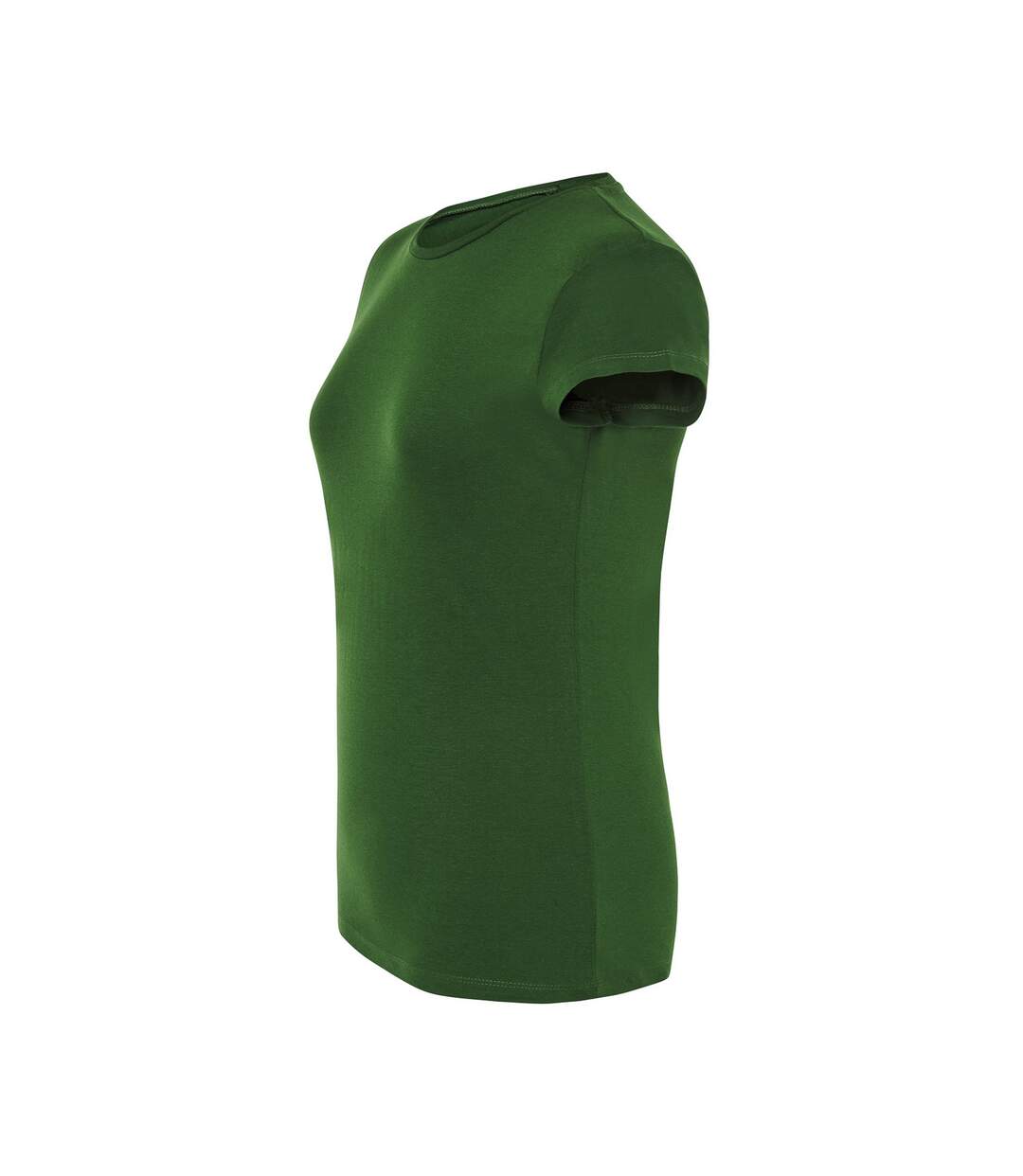 T-shirt Comfort Femme Vert Bouteille Chiné JHK-3