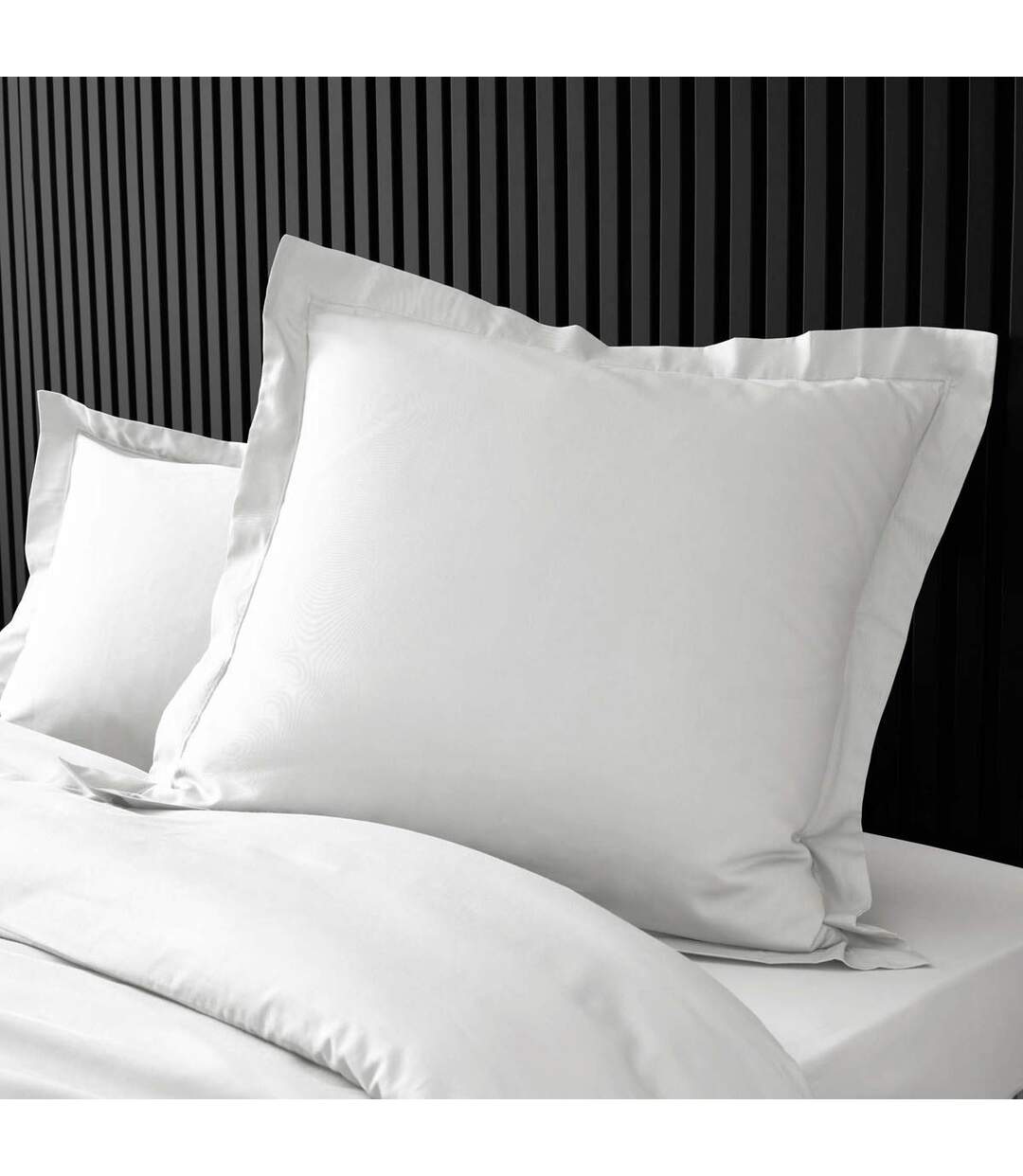 Taie d'Oreiller Percaline 63x63cm White-3