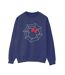 Disney Sweatshirt toile d'araignée Minnie Mouse Femme/Ladies (Bleu marine) - UTBI29249-1