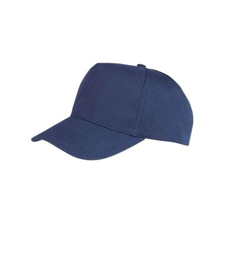 Result Boston 5 Panel Baseball Cap (Navy) - UTPC5947