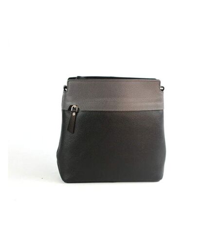 Womens/ladies opal leather purse one size black/dark grey Eastern Counties Leather