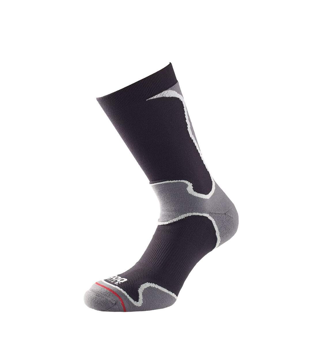 Womens/ladies fusion socks black/grey 1000 Mile