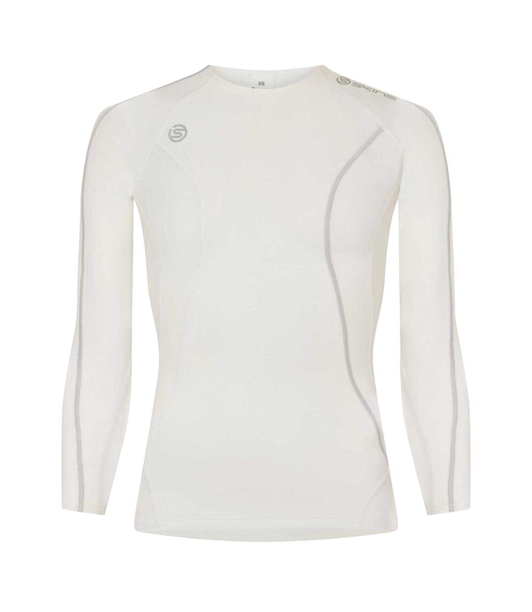 Haut Thermique Entraînement Homme Blanc Skins-1