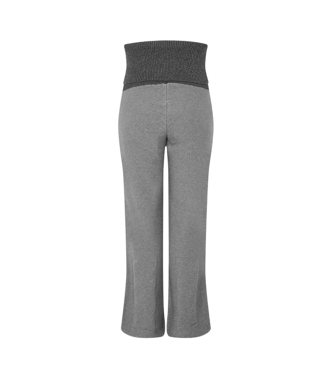 Pantalon Motif/style Se Rabat Sur L'avant Off Femme Gris Foncé Off White-3