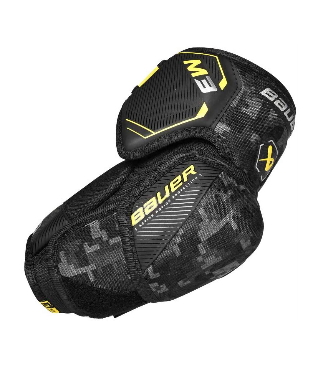 Pack Of 2  Childrens/kids Supreme M3 Elbow Pads  S Black Bauer-3