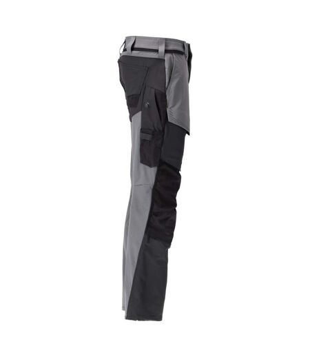 Pantalon De Travail Customised Homme Gris Pierre Noir Mascot