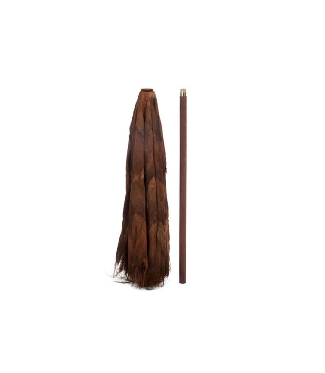 Parasol en Bois Cocotier 250cm Marron-2