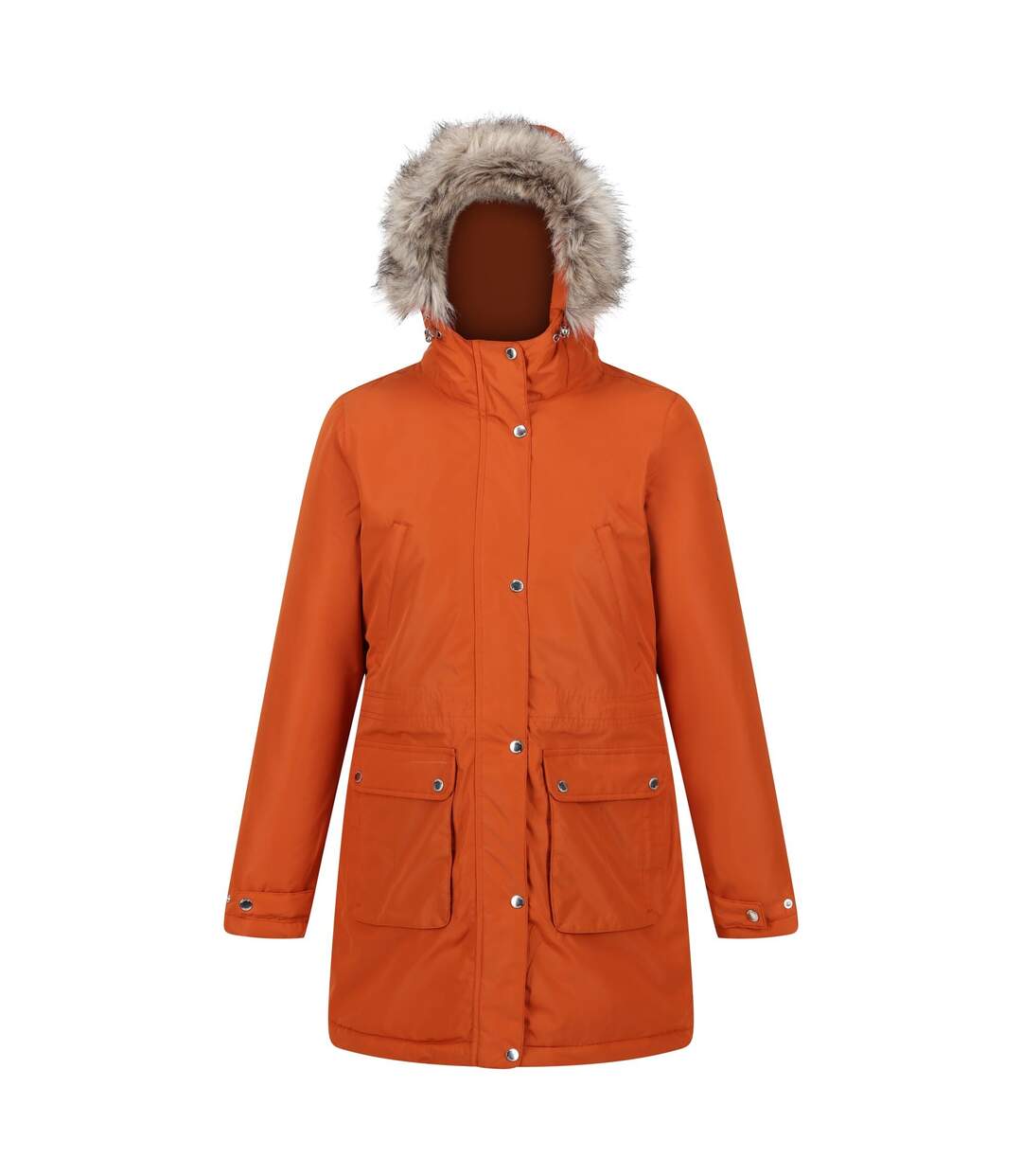 Veste imperméable voltera femme orange brûlé Regatta