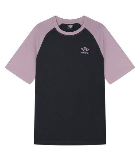 Umbro Mens Core Raglan T-Shirt (Woodland Grey/Mauve Shadow) - UTUO1706