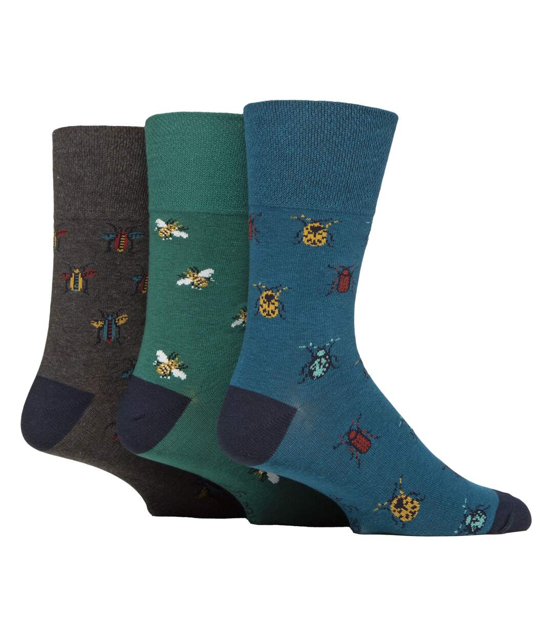 Gentle Grip - Lot de 6 Paires Chaussettes Sans Elastique Diabetique Pour Femme-3