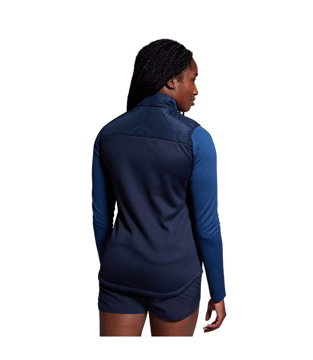Womens/ladies Elite Micro-lite Gilet Navy Canterbury-4