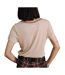 T-shirt beige femme freeman porter tonia linen-2