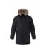 Parka Motif/style Bord Duveteux Homme Noir Minoti-2