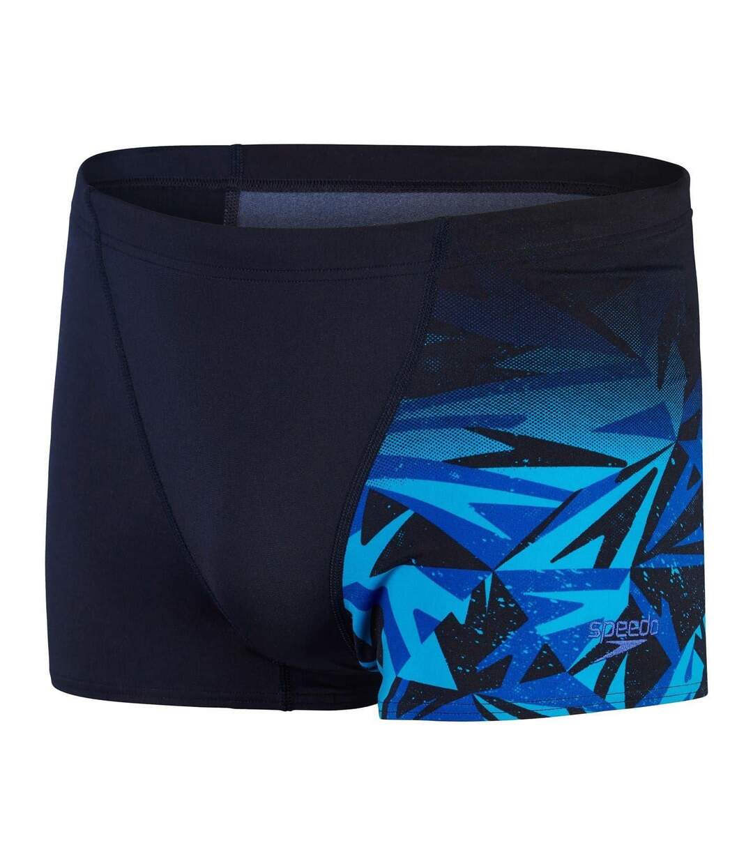 Short De Bain Motif/style Géométrique Hyper Boom Homme Noir Bleu Speedo-2