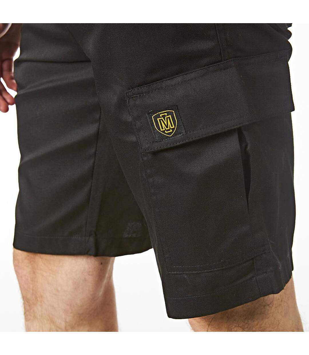 Short à poches classic homme noir Iron Mountain