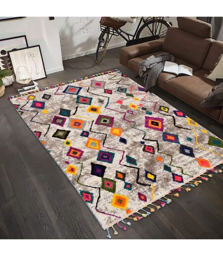 Tapis berbère tissé motif ethnic ESSARO