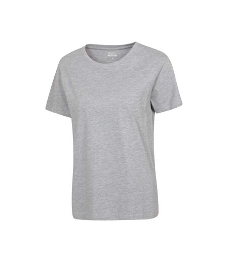 T-shirt basic femme gris clair Mountain Warehouse