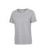 T-shirt basic femme gris clair Mountain Warehouse-3